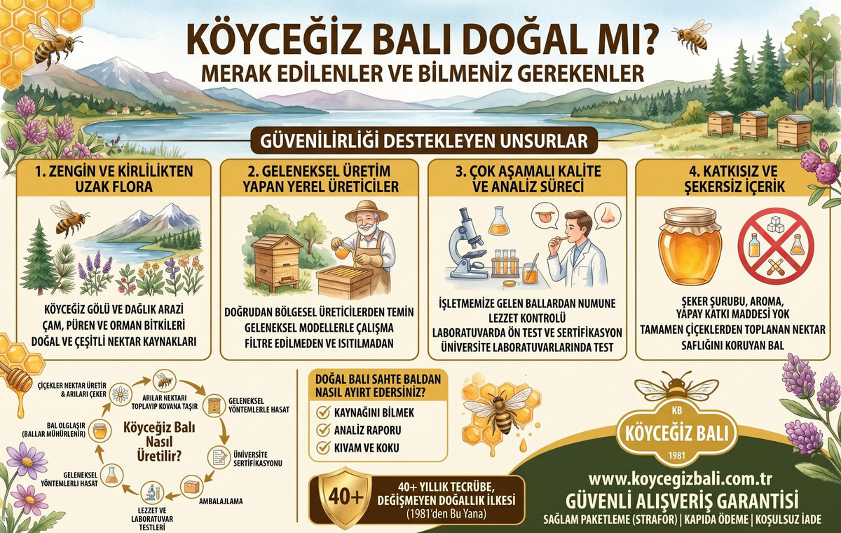 Köyceğiz Balı Doğal mı? Merak Edilenler ve Bilmeniz Gerekenler