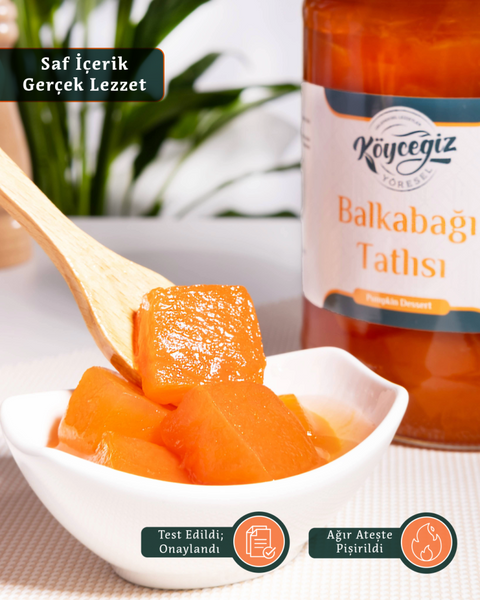 Kb Köyceğiz Yöresel Bal Kabağı Reçeli 800 G Cam Kavanoz