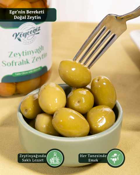 Kb Köyceğiz Yöresel Ekincik Sofralık Zeytin 600 G