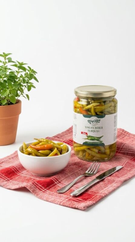 Kb Köyceğiz Yöresel Acı Biber Turşusu 680 Gr - 1