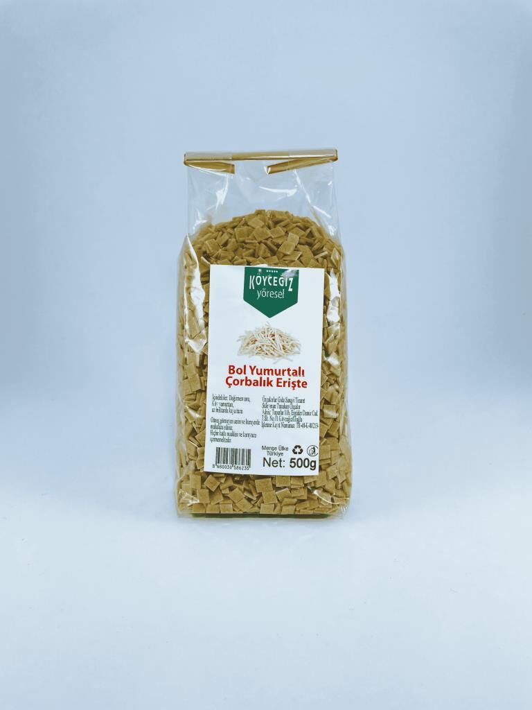 Kb Köyceğiz Yöresel Bol Yumurtalı Çorbalık Erişte 500 G