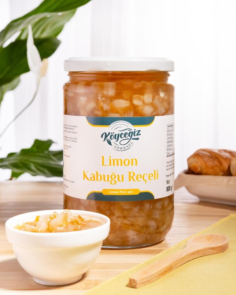 Kb Köyceğiz Yöresel Limon Kabuğu Reçeli 800 G Cam Kavanoz