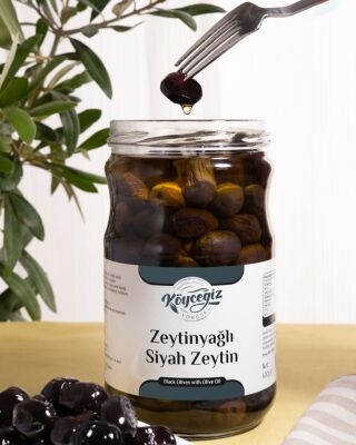 Kb Köyceğiz Yöresel Sofralık Siyah Zeytin 600 G Cam Kavanoz - 3