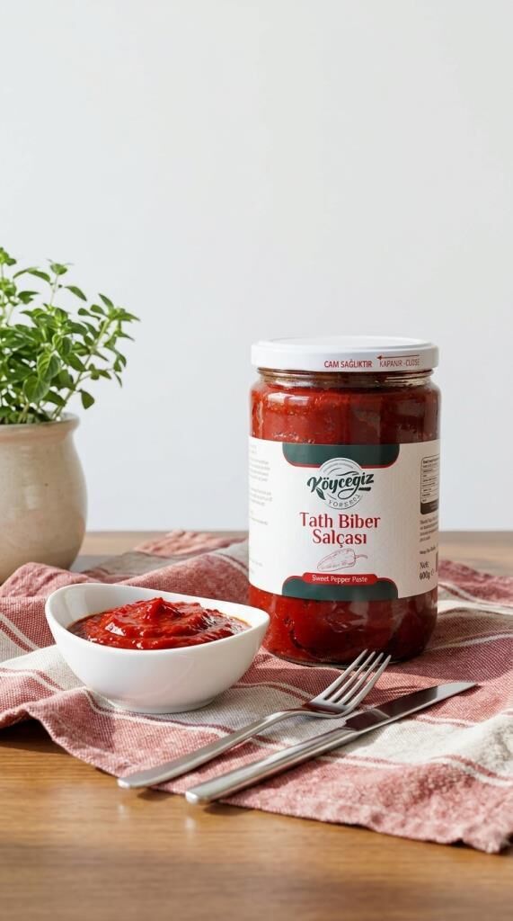 Kb Köyceğiz Yöresel Tatlı Biber Salçası 600 G